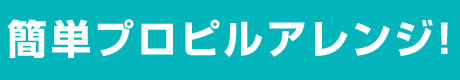 簡単プロピルアレンジ